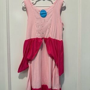 Princess Peach Dress Costume Size 7